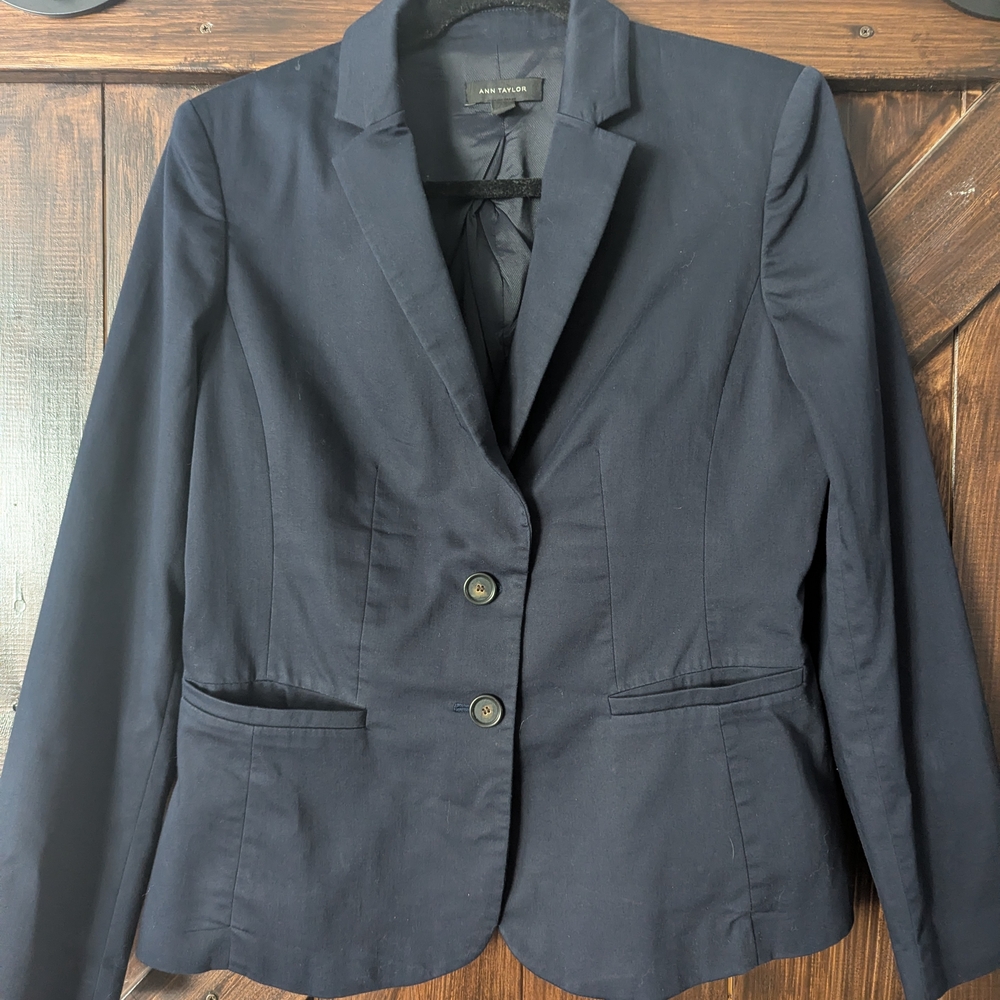 Ann Taylor Navy Blazer